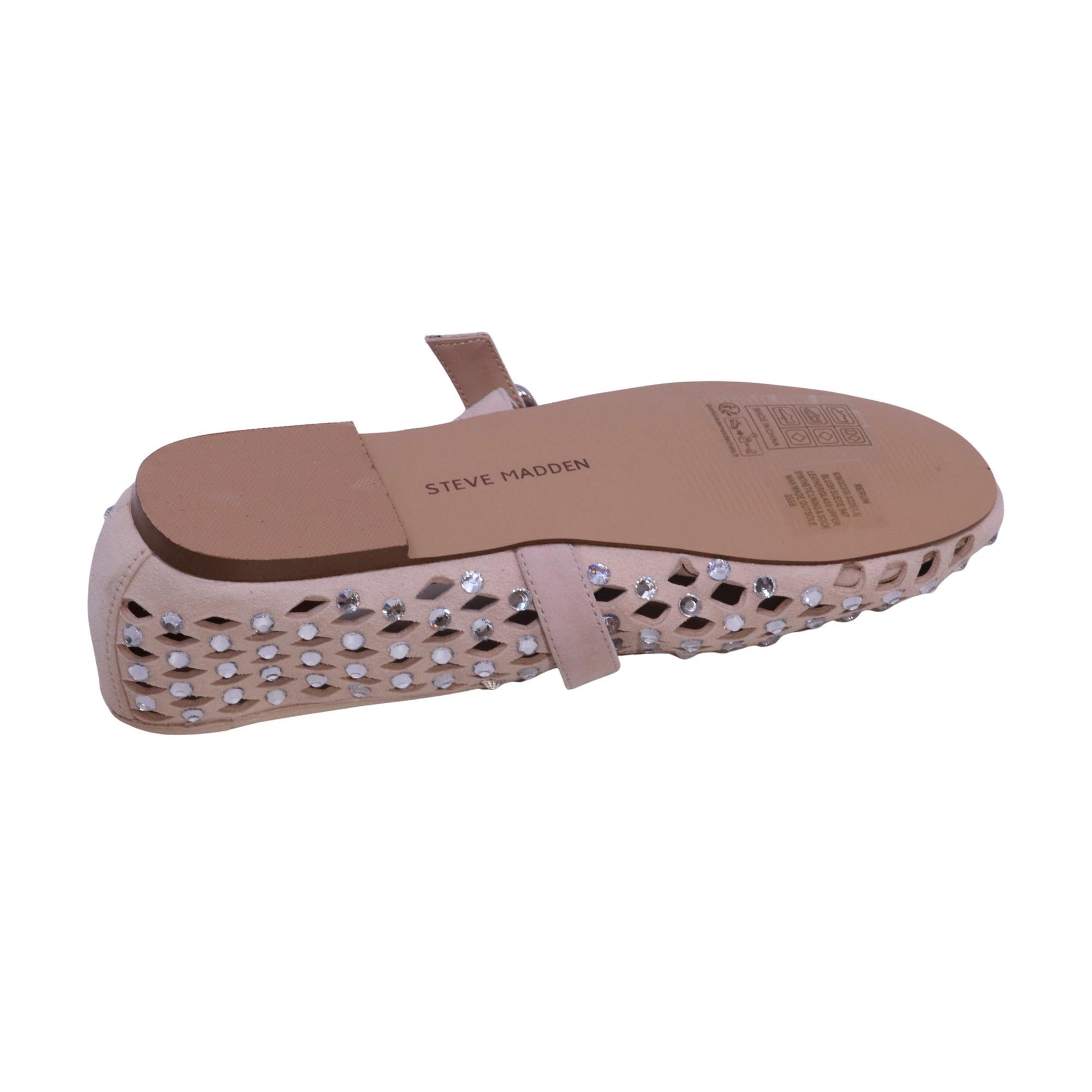 Steve Madden Rerun ballerina donna in suede blush 