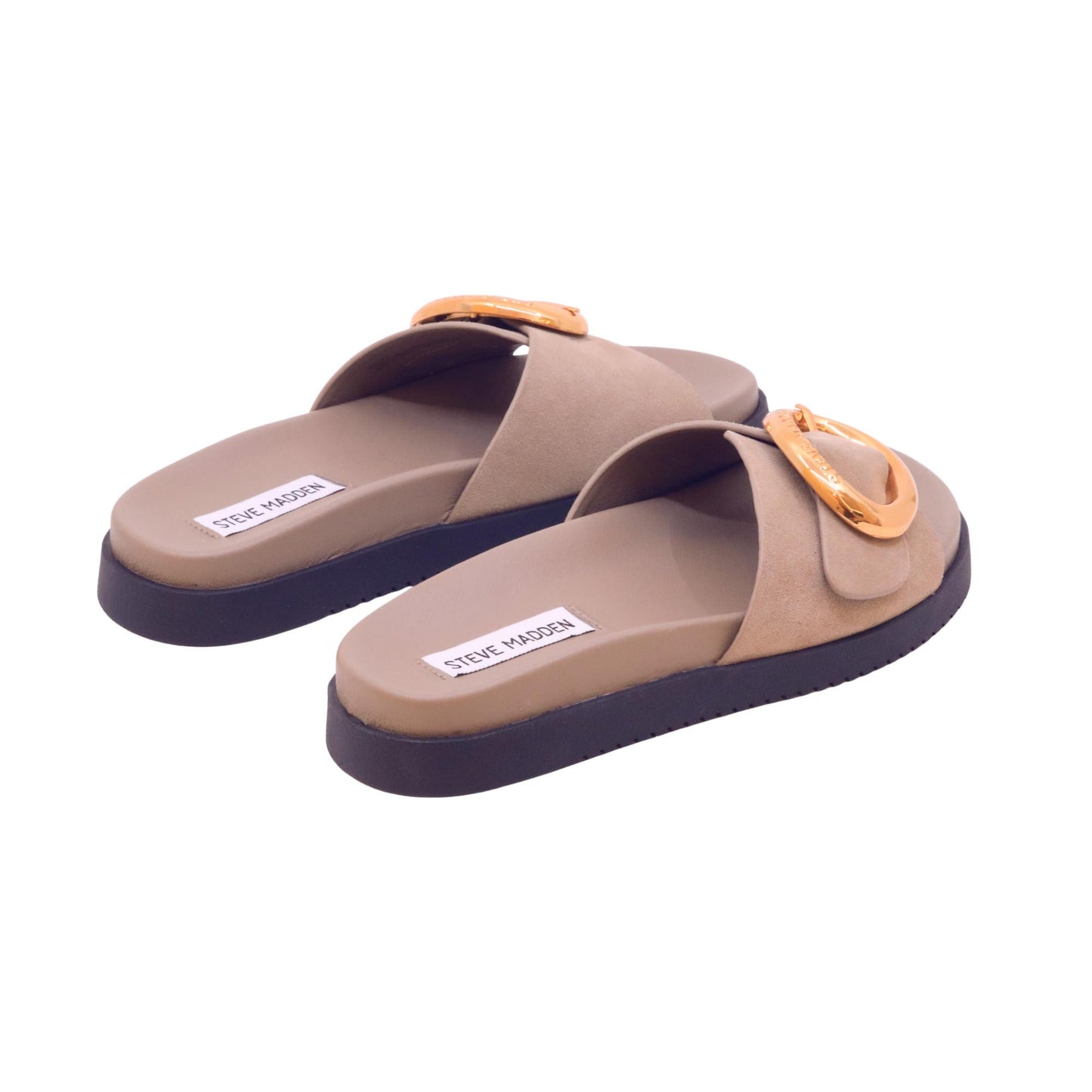 Steve Madden Mistify sandalo donna in camoscio taupe 