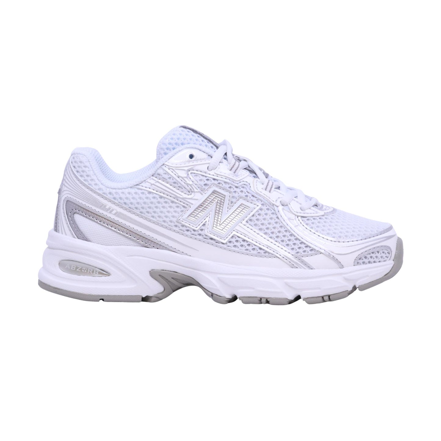 New Balance 740 White sneaker in tessuto bianco 
