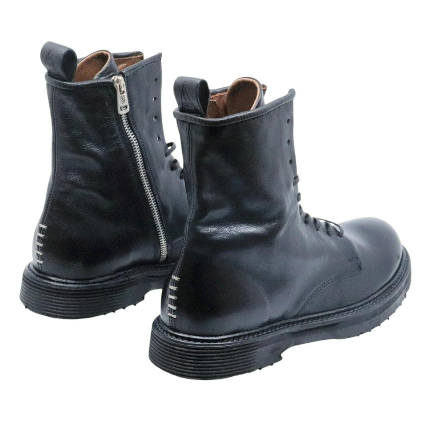 Stivaletto uomo AS98 U32201 in pelle nera 