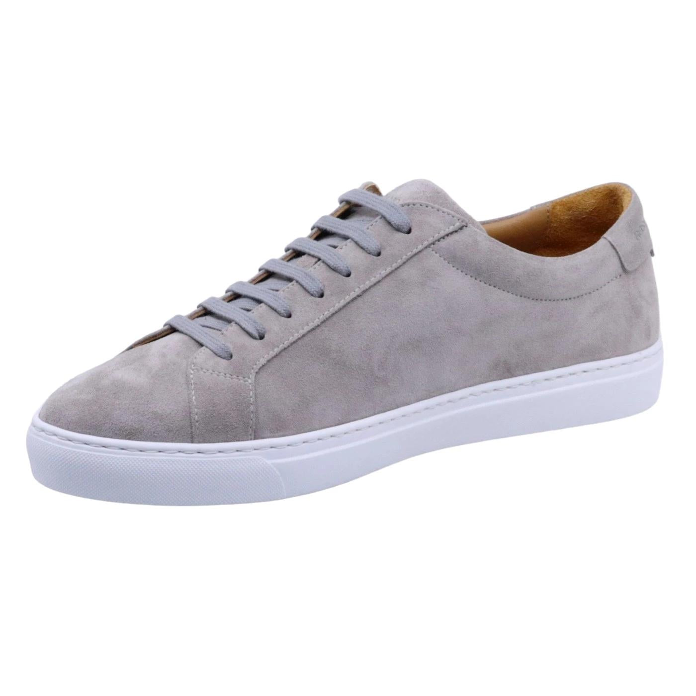 Sneaker uomo Rossano Bisconti in pelle scamociata di colore tortora 