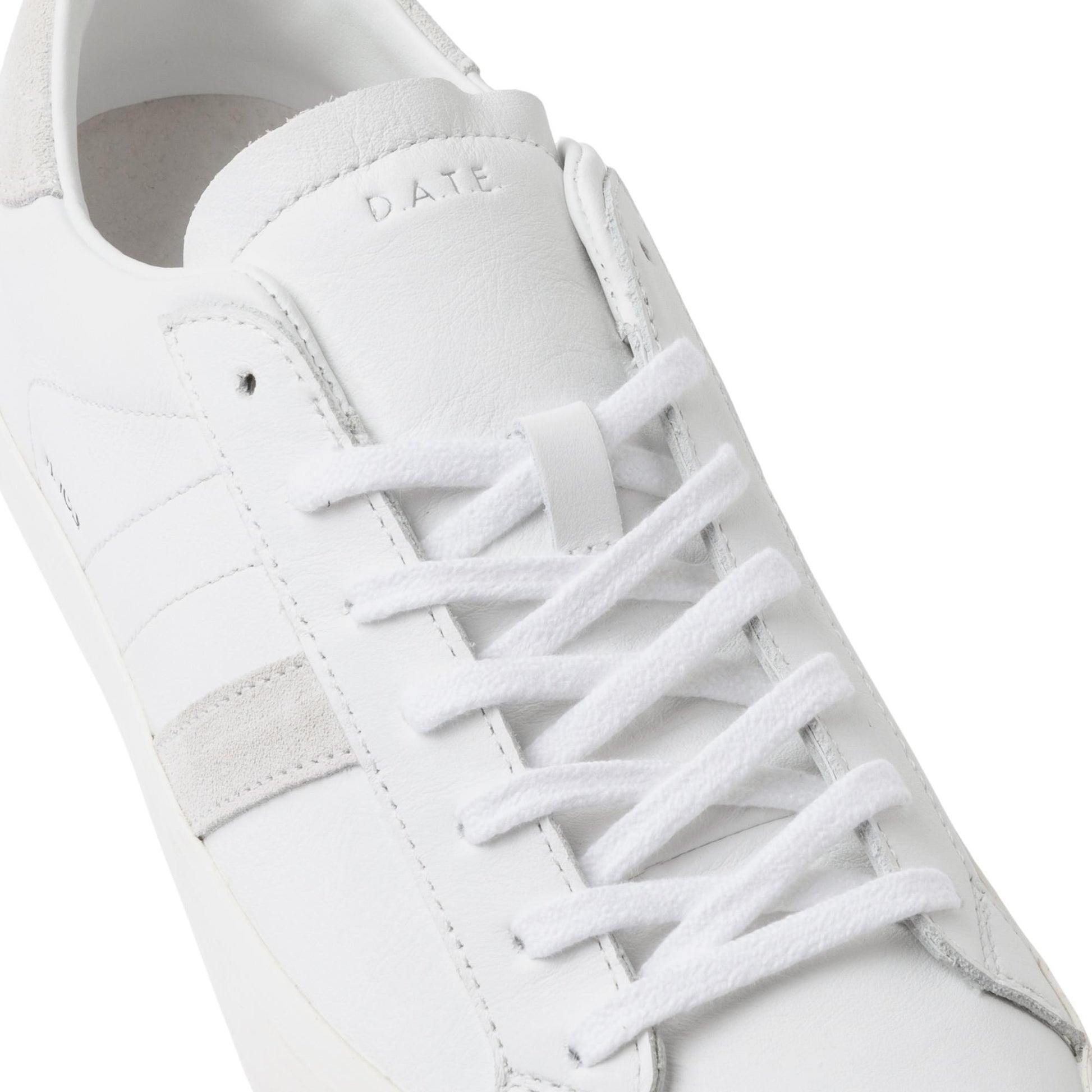 D.A.T.E. Hill Low Calf HL-CA-WH sneaker uomo in pelle bianca 