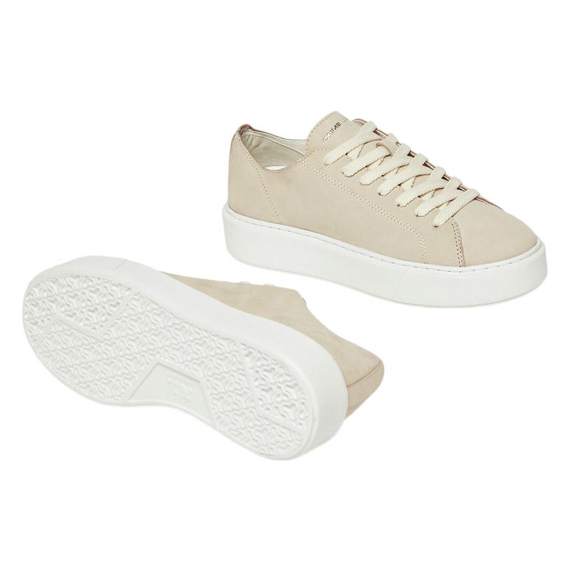 Sneaker donna Crime London Raw Cut 27751 in pelle rosa cipria 