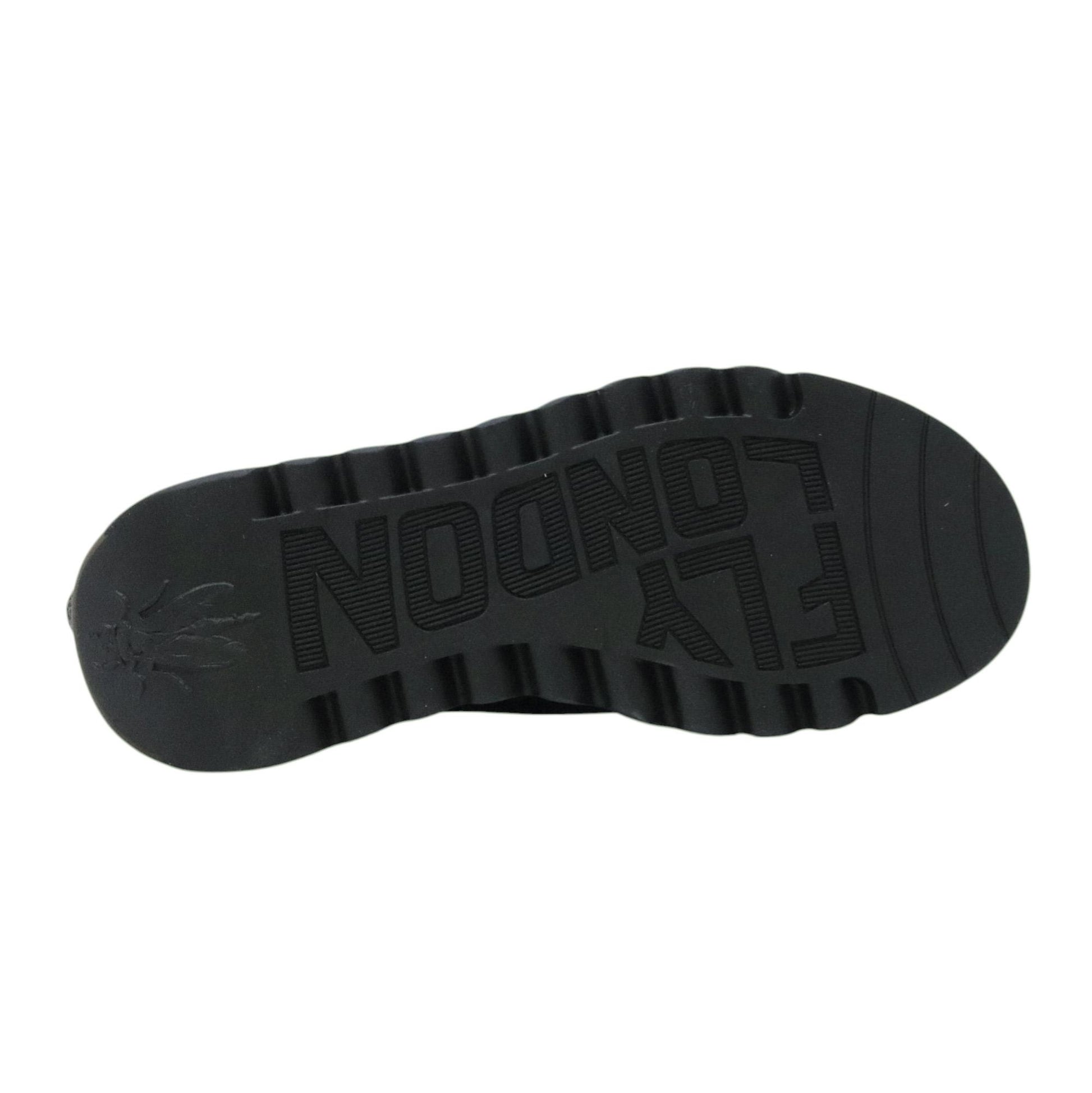 Fly London SALV stivaletto donna in pelle nera 