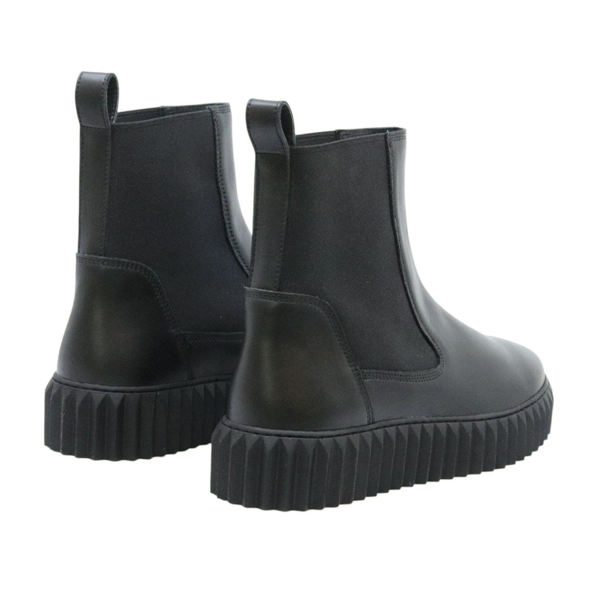 Voile Blanche Beth stivaletto donna in pelle nera 