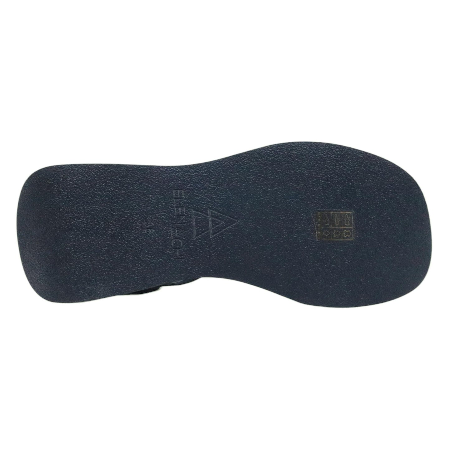 Sandalo donna Elena Iachi C22 in pelle nera 