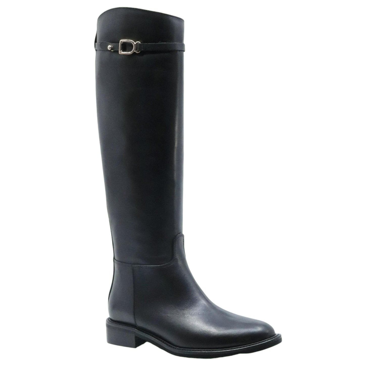 The Seller MW549 stivale donna in pelle nera 