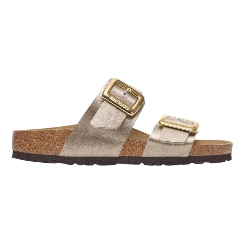 Birkenstock Sydney Graceful Pearl Taupe sandalo doppia fibbia color taupe 