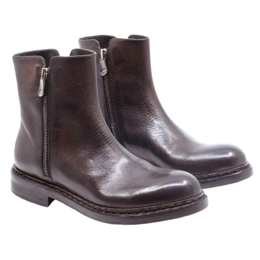 Stivaletto donna Crispiniano 574 in pelle marrone 