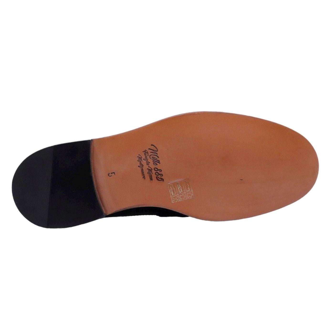 Mocassino uomo Mille 885 Milton in pelle marrone bruciato 