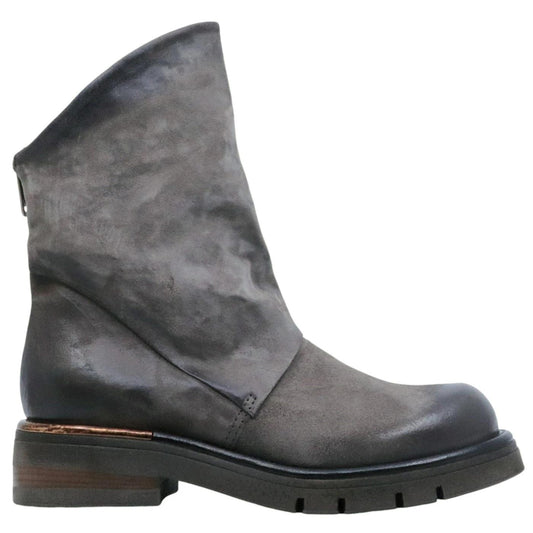 Stivaletto donna AS98 B81204 in camoscio grigio 