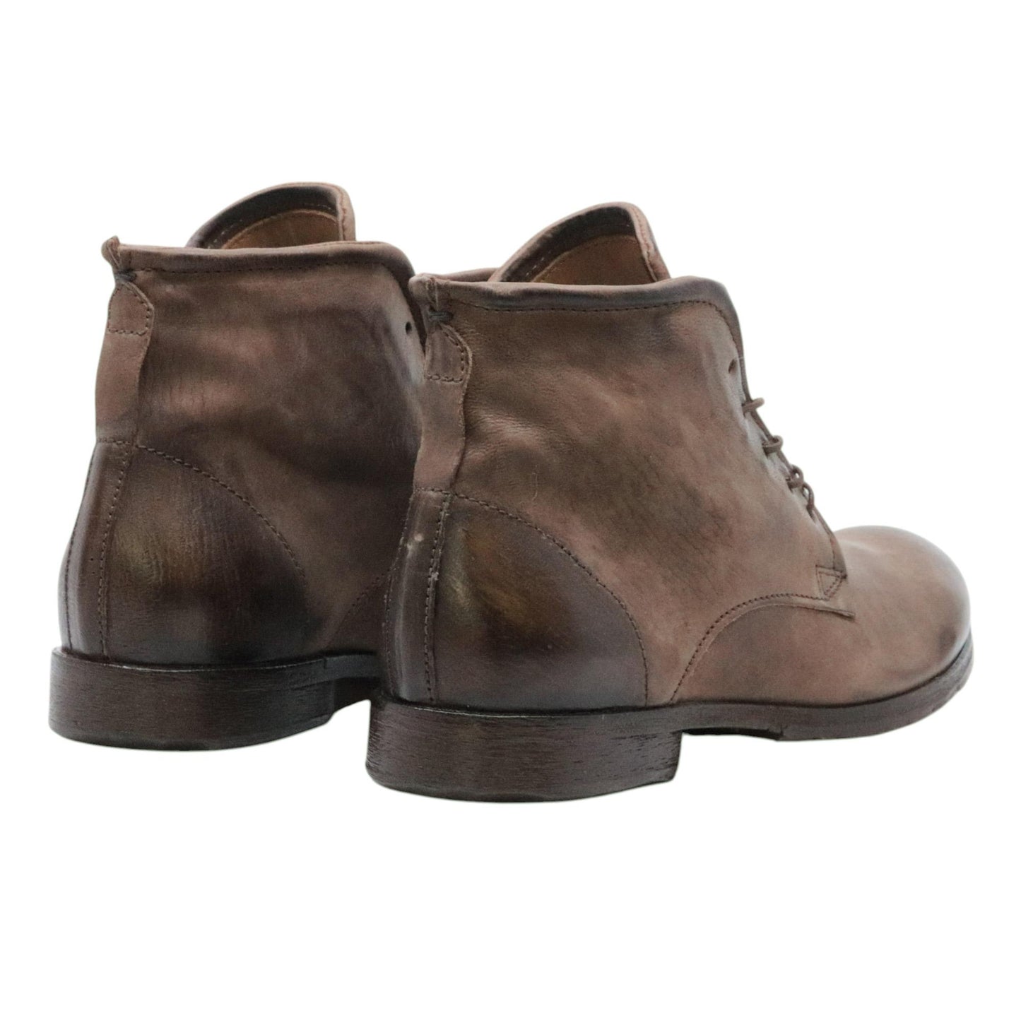 Stivaletto uomo A.S. 98 401201 in pelle marrone martellata 