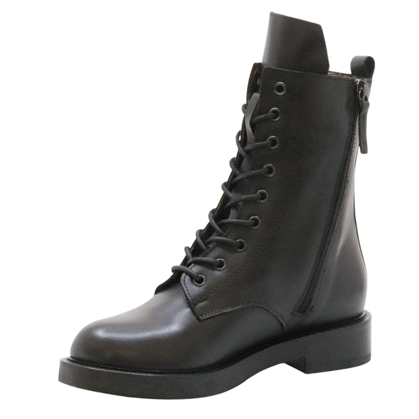 The Seller MW548 stivaletto donna in pelle nera 