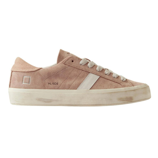 DATE Hill Low Suede Pink HL SD PK sneaker donna in camoscio rosa 