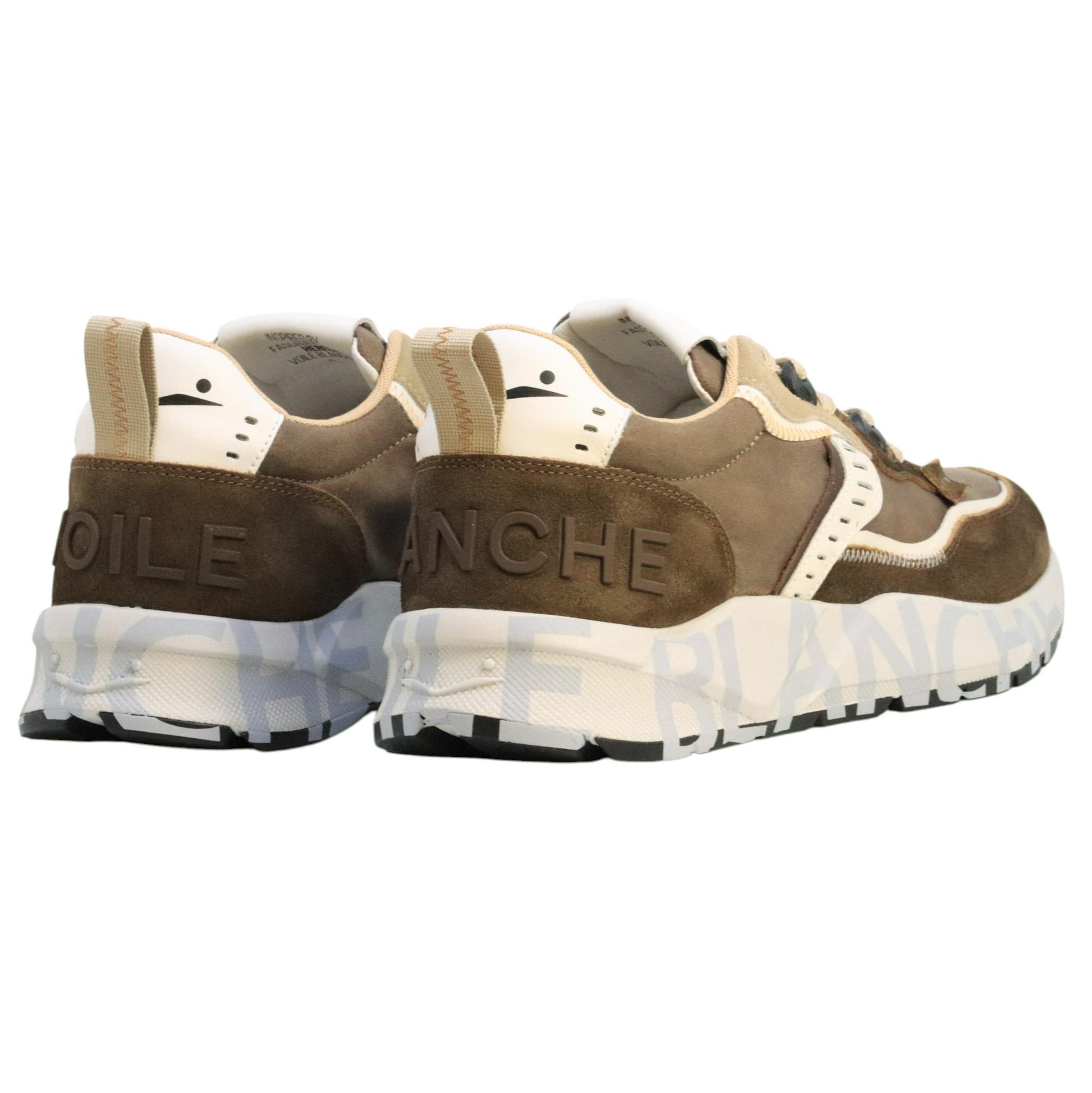 Voile Blanche Club 01 Sneaker uomo in camoscio marrone 