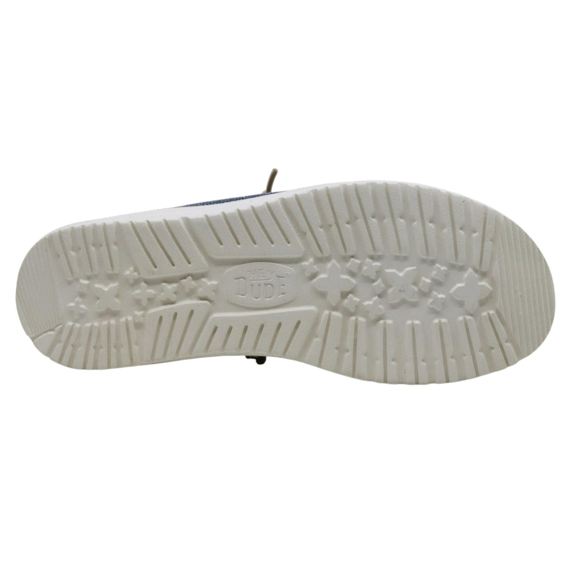 Hey Dude Wally Coastline Jute sneaker uomo in blu 