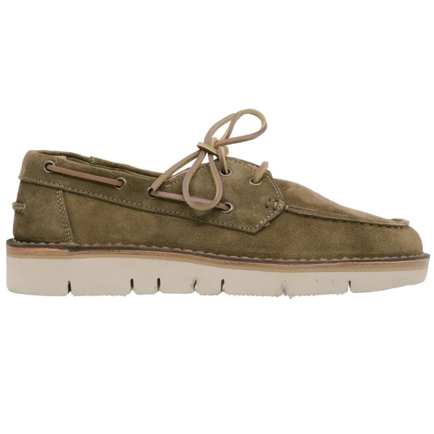 Astorflex Boatflex scarpa da barca in camoscio verde 
