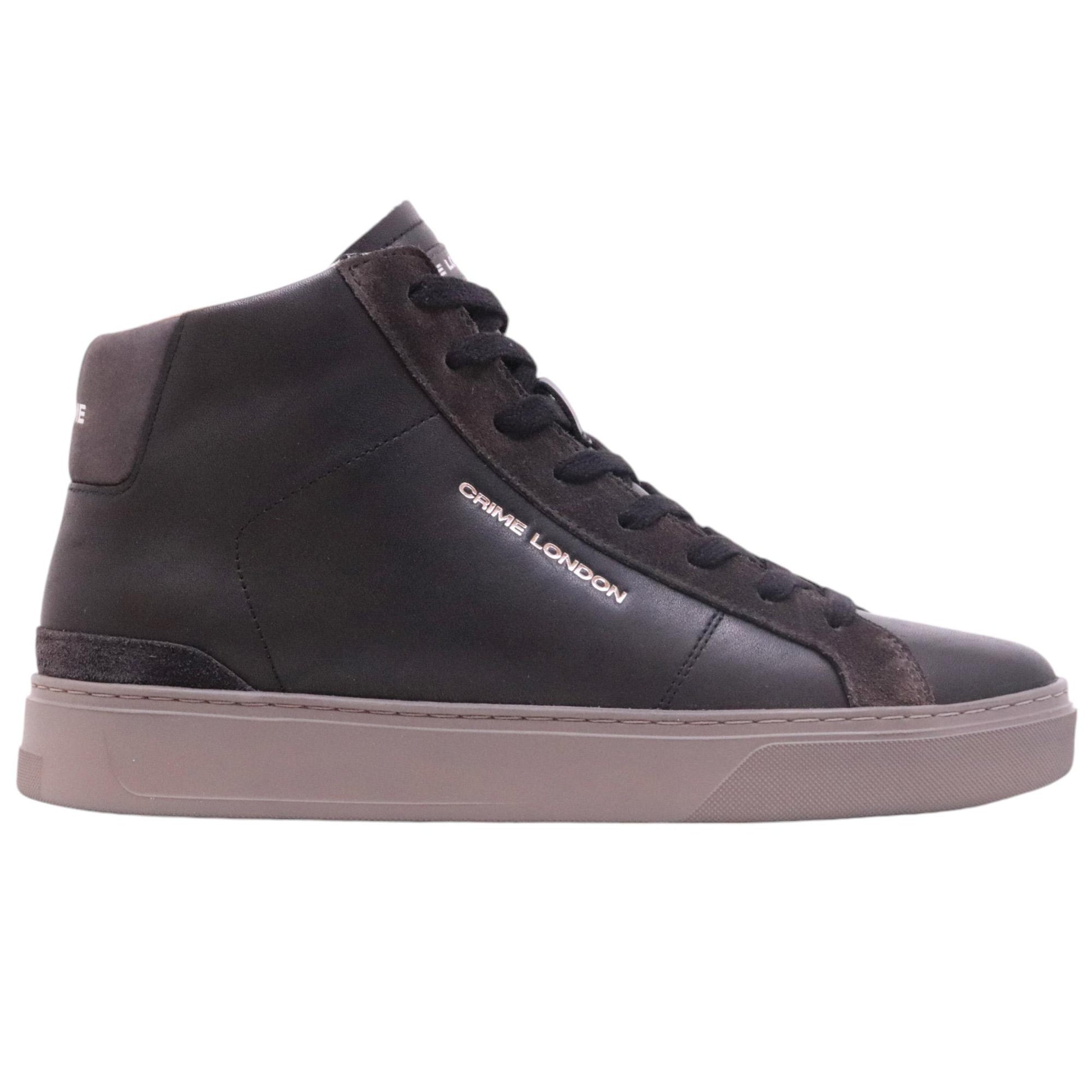 Crime London 15731 Blade High in pelle nera 