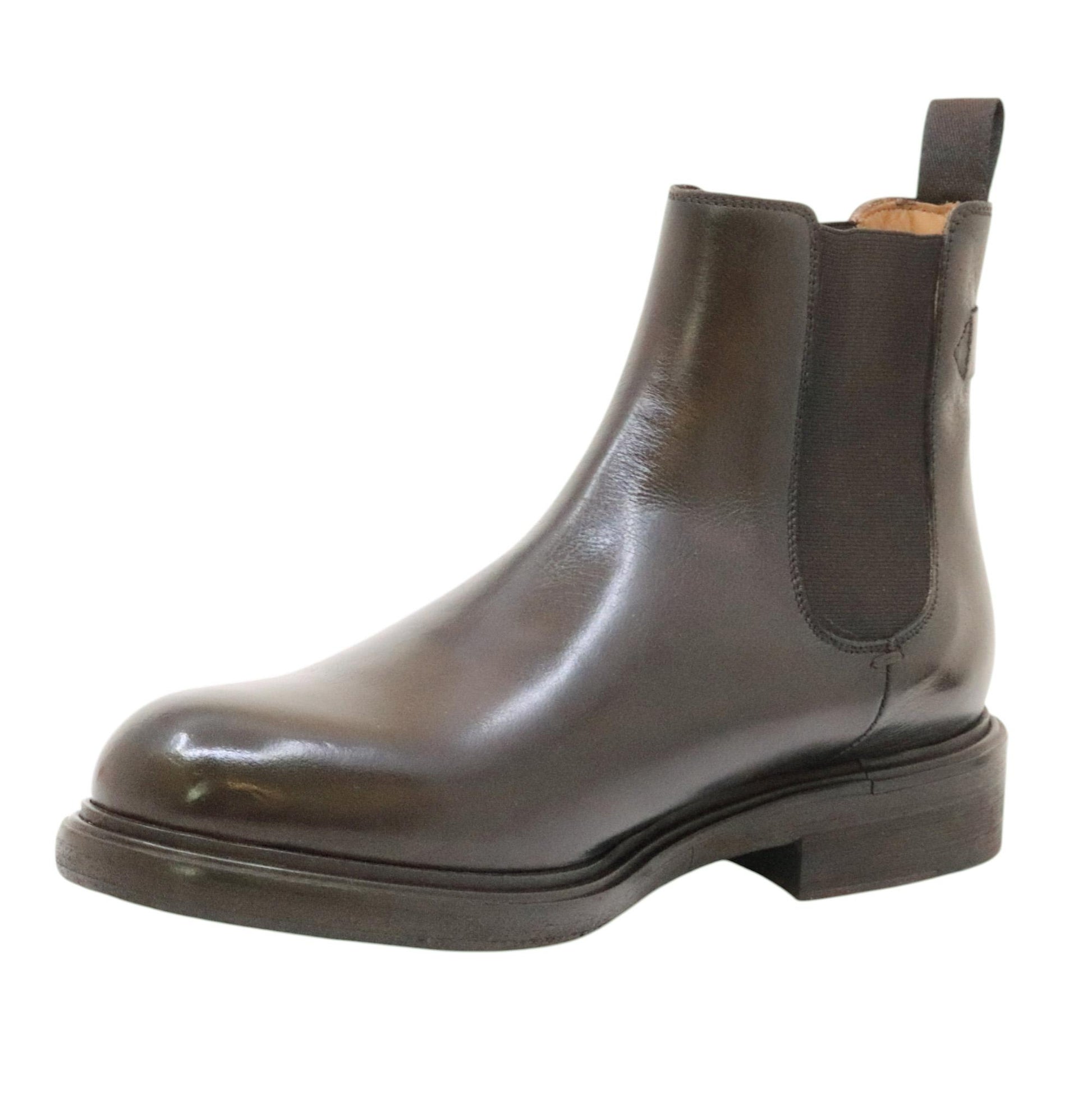 chelsea boot uomo pelle marrone 405BUFALOTEAK CRISPINIANO
