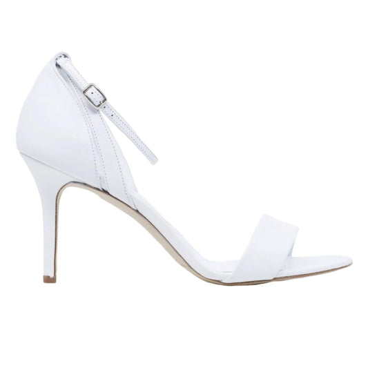 Sandalo The Seller da donna realizzato in pelle color bianco 