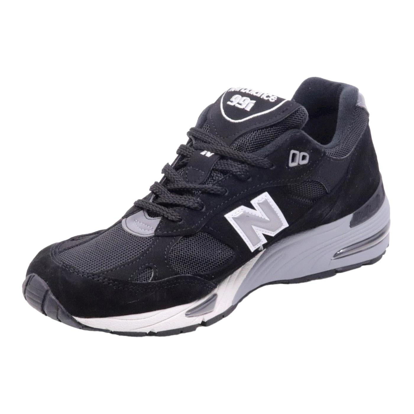 New Balance 991 sneaker unisex in tessuto e camoscio nero 
