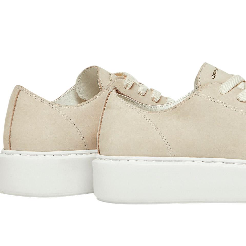 Sneaker donna Crime London Raw Cut 27751 in pelle rosa cipria 