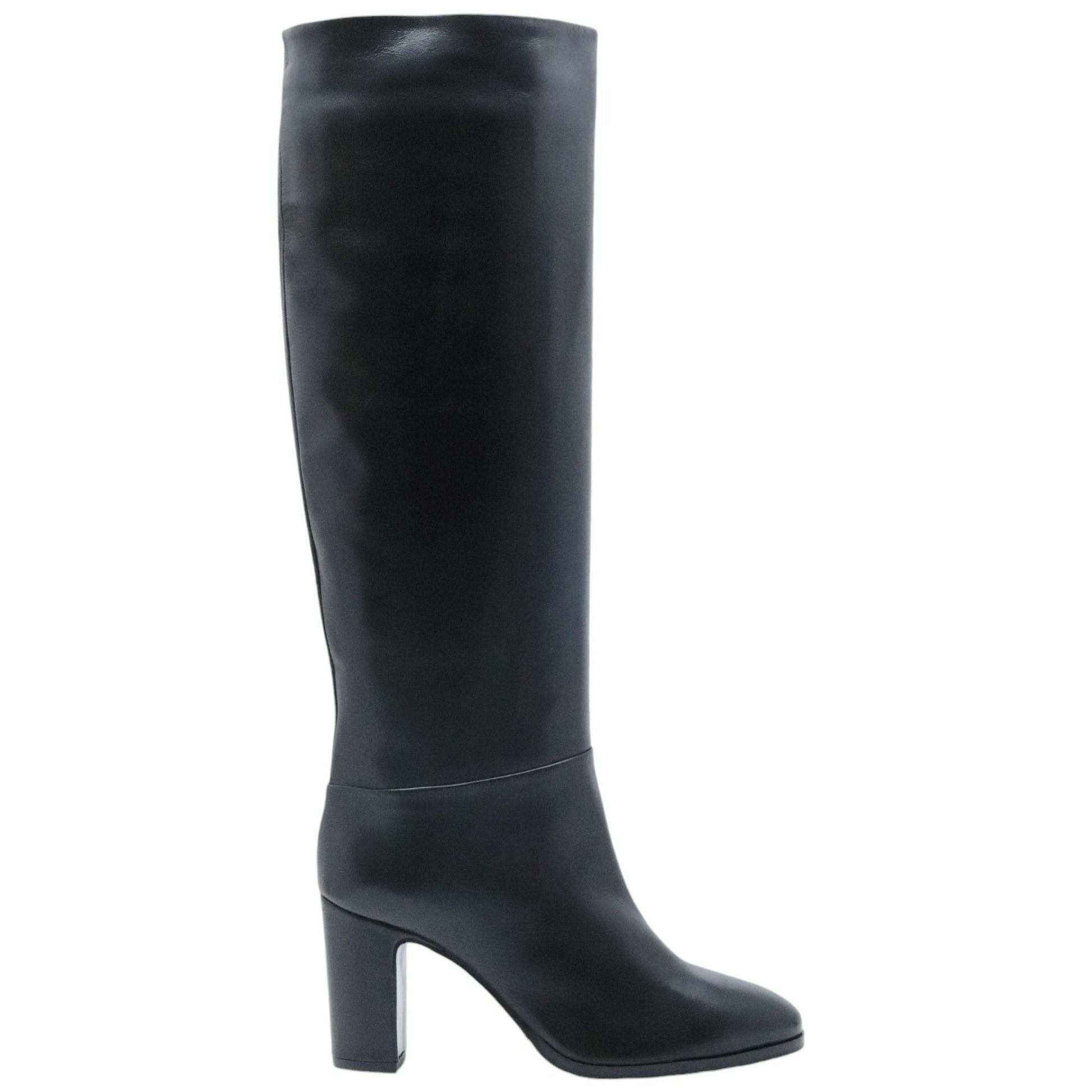 Stivale da donna The Seller LI200 in pelle nera 