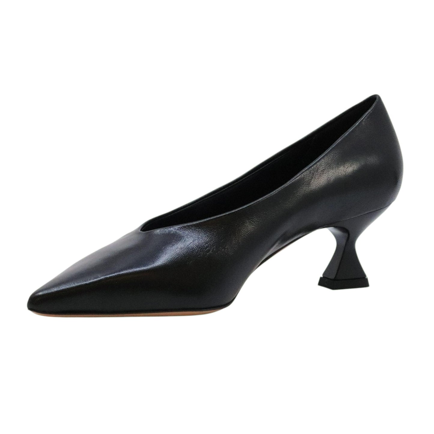 The Seller SS108 décolleté donna in pelle nera 