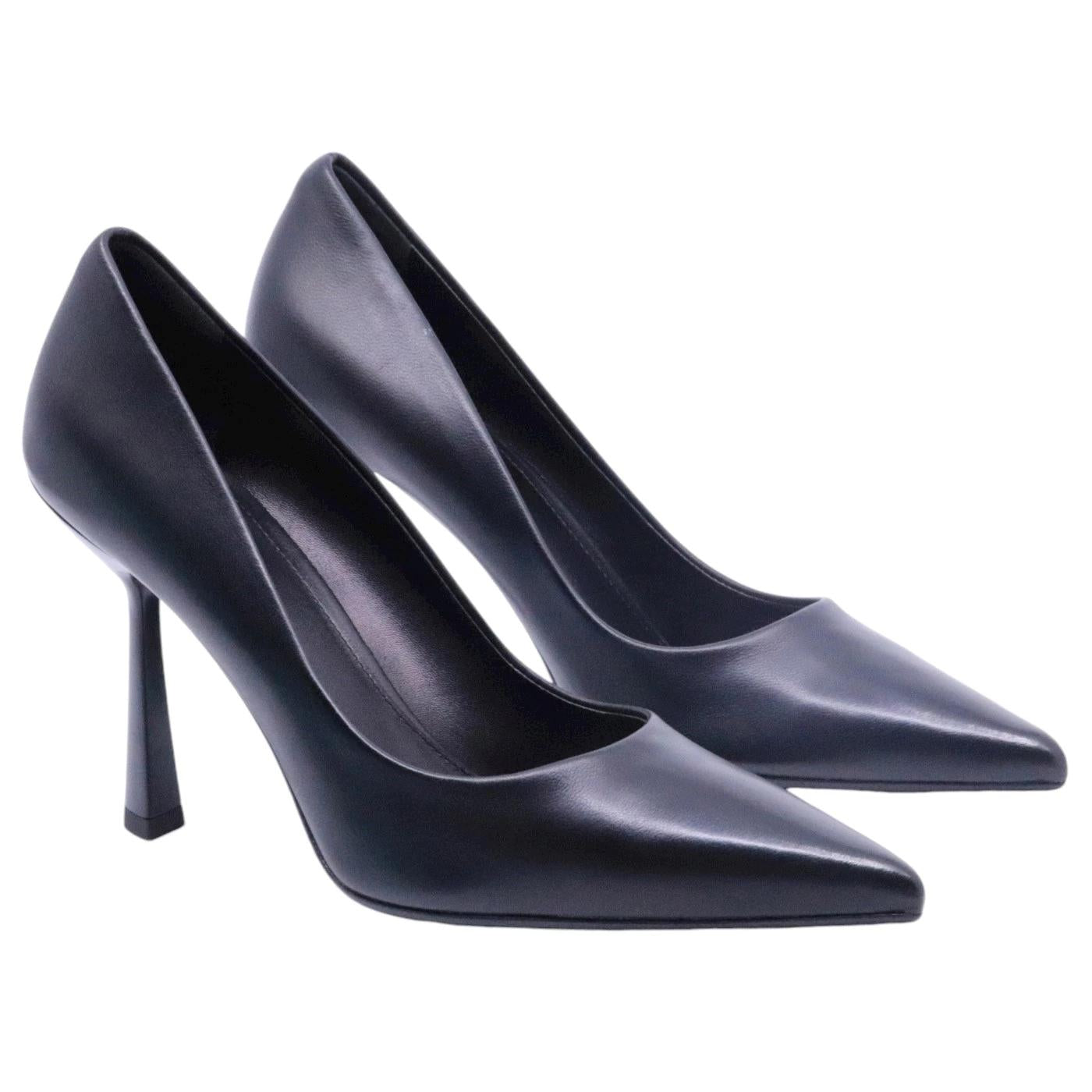 Décolleté donna Chantal 1962 2470 in pelle nera 
