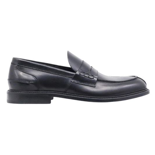Mocassino Douglas 784 da uomo in comoda pelle di colore nero 