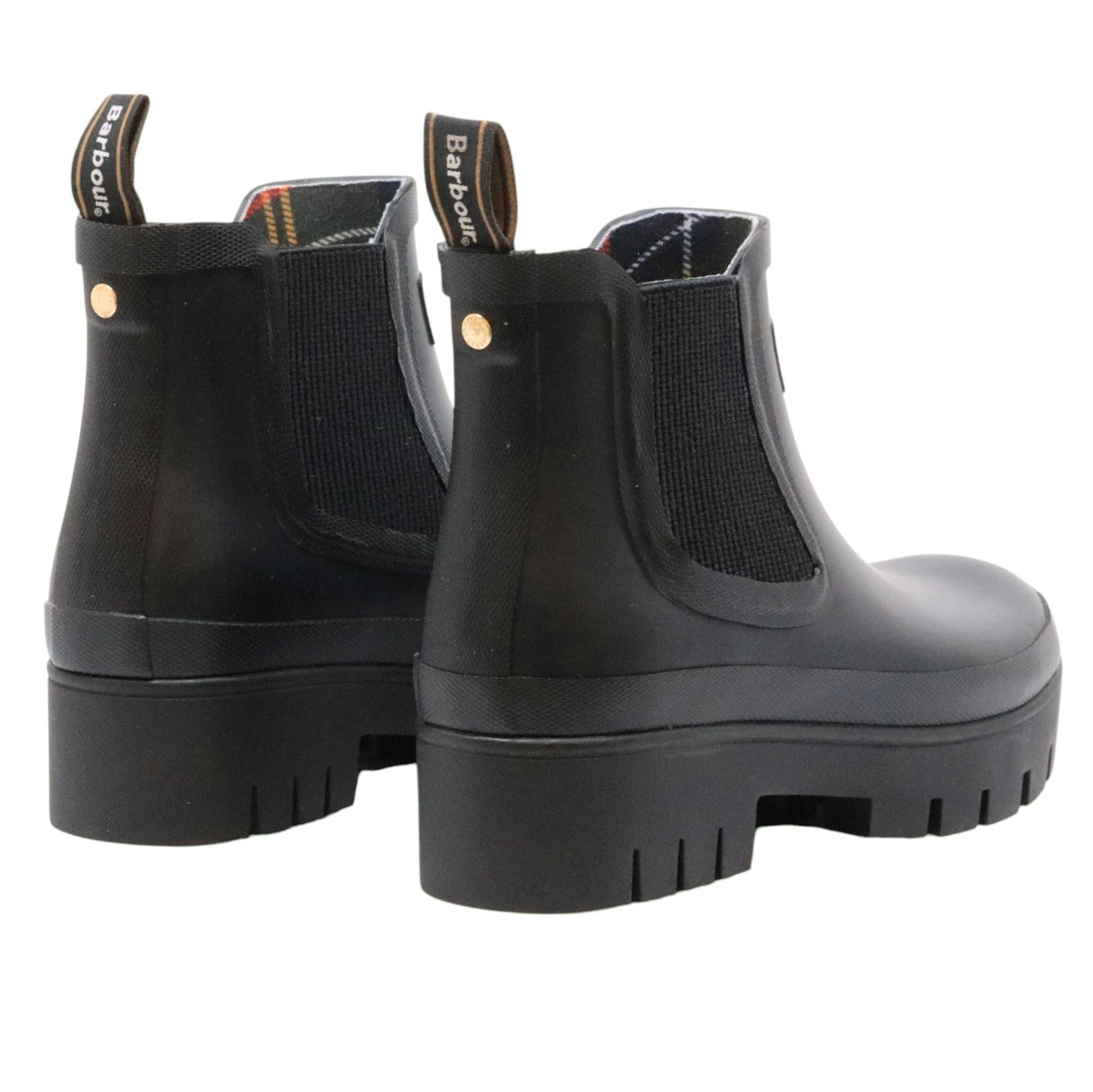 Barbour Halton LRF0100 tronchetto donna in gomma nera 