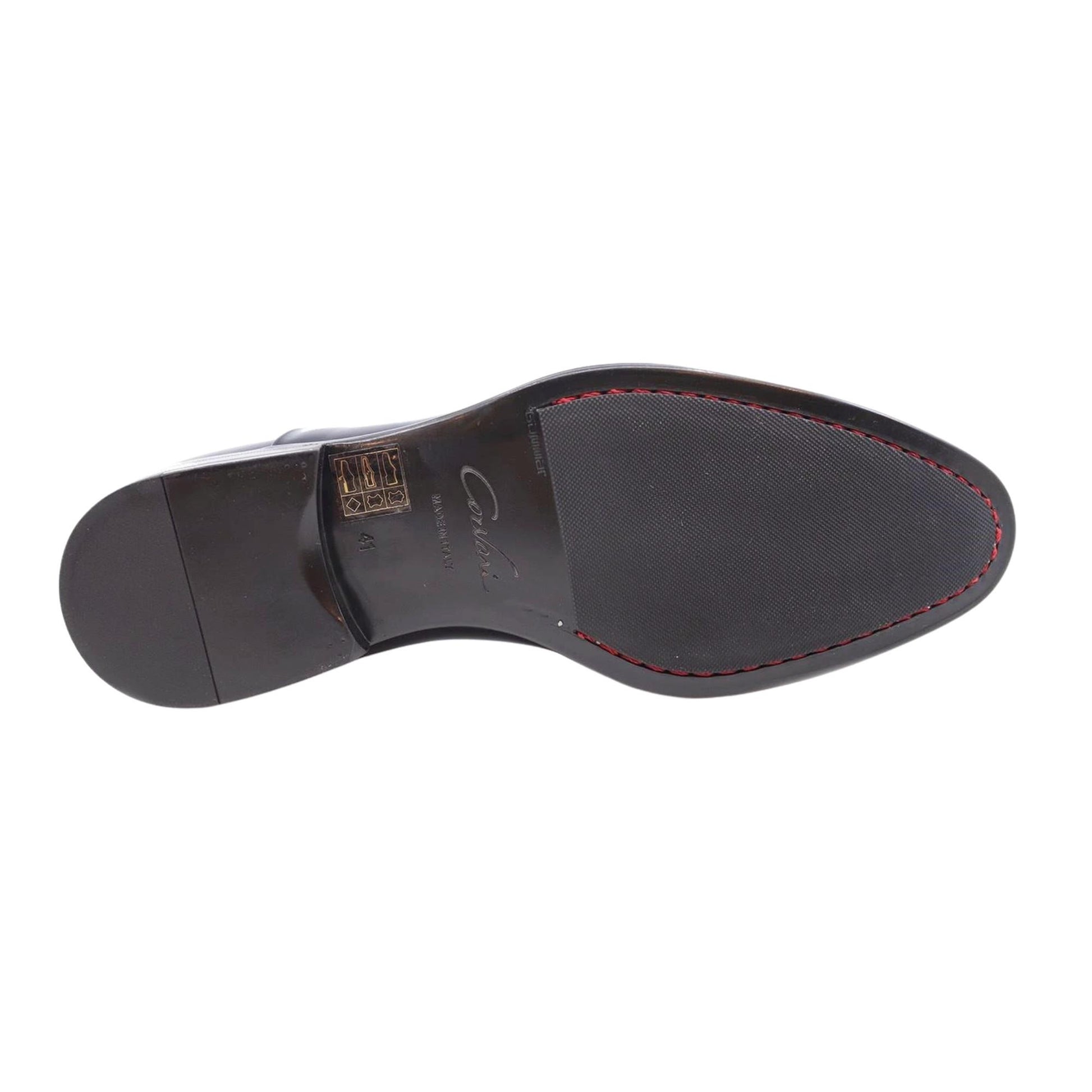 Scarpa Oxford uomo Corvari 3504 in pelle spazzolata blu 