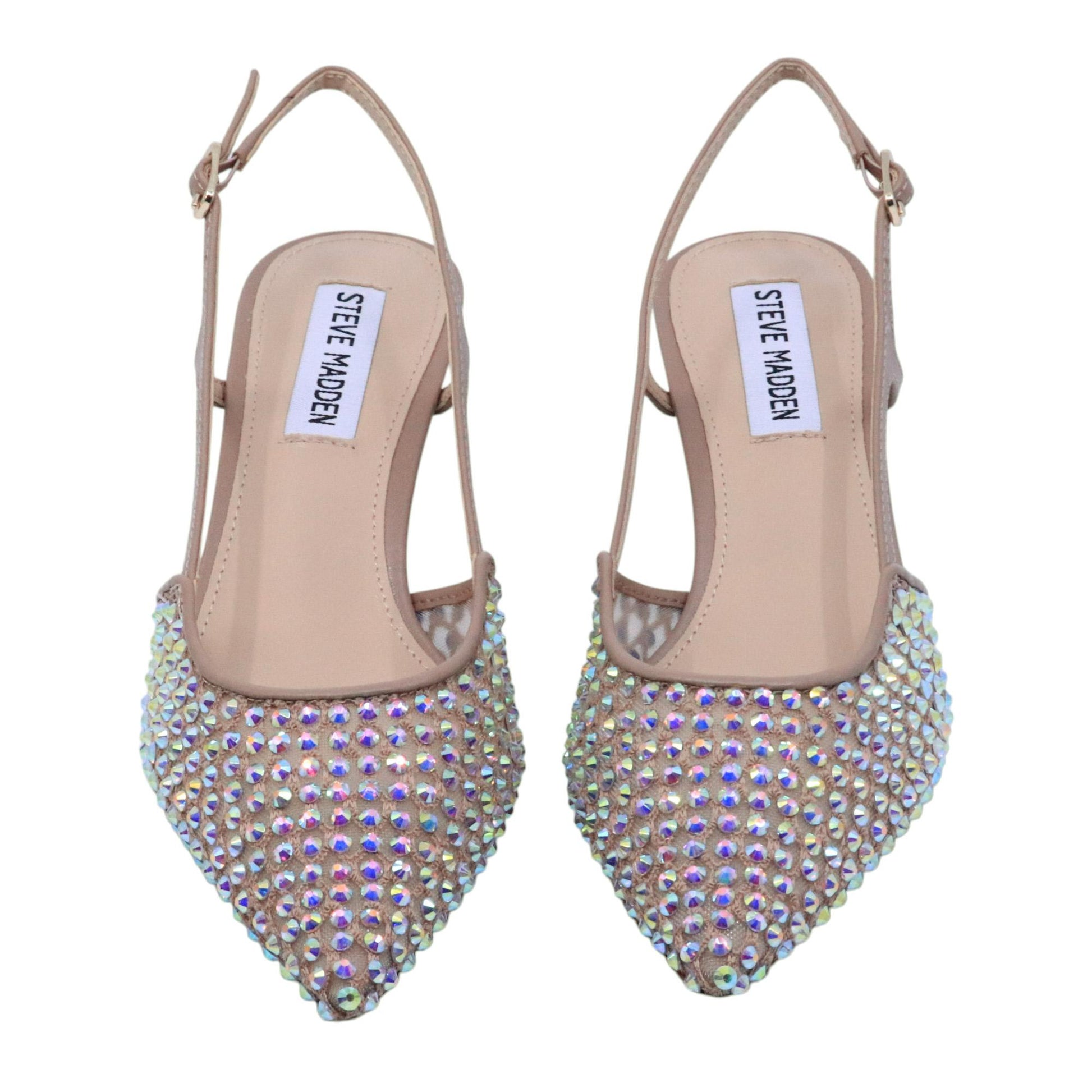 Steve Madden Legaci MR slingback donna in mesh tan multi 