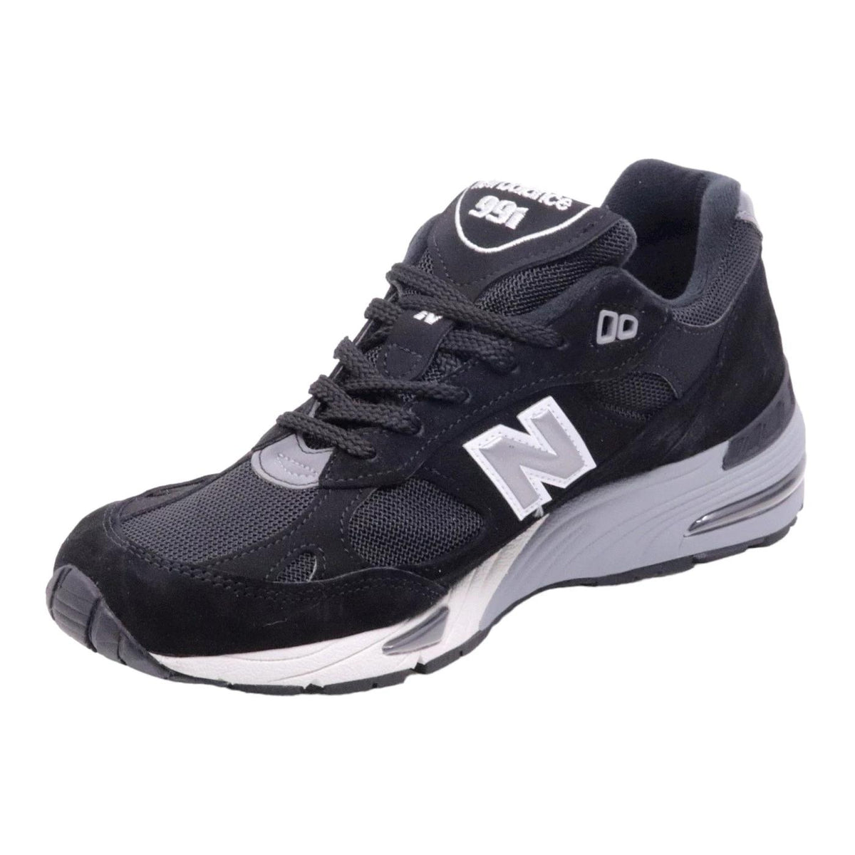 New Balance 991 sneaker unisex in tessuto e camoscio nero 