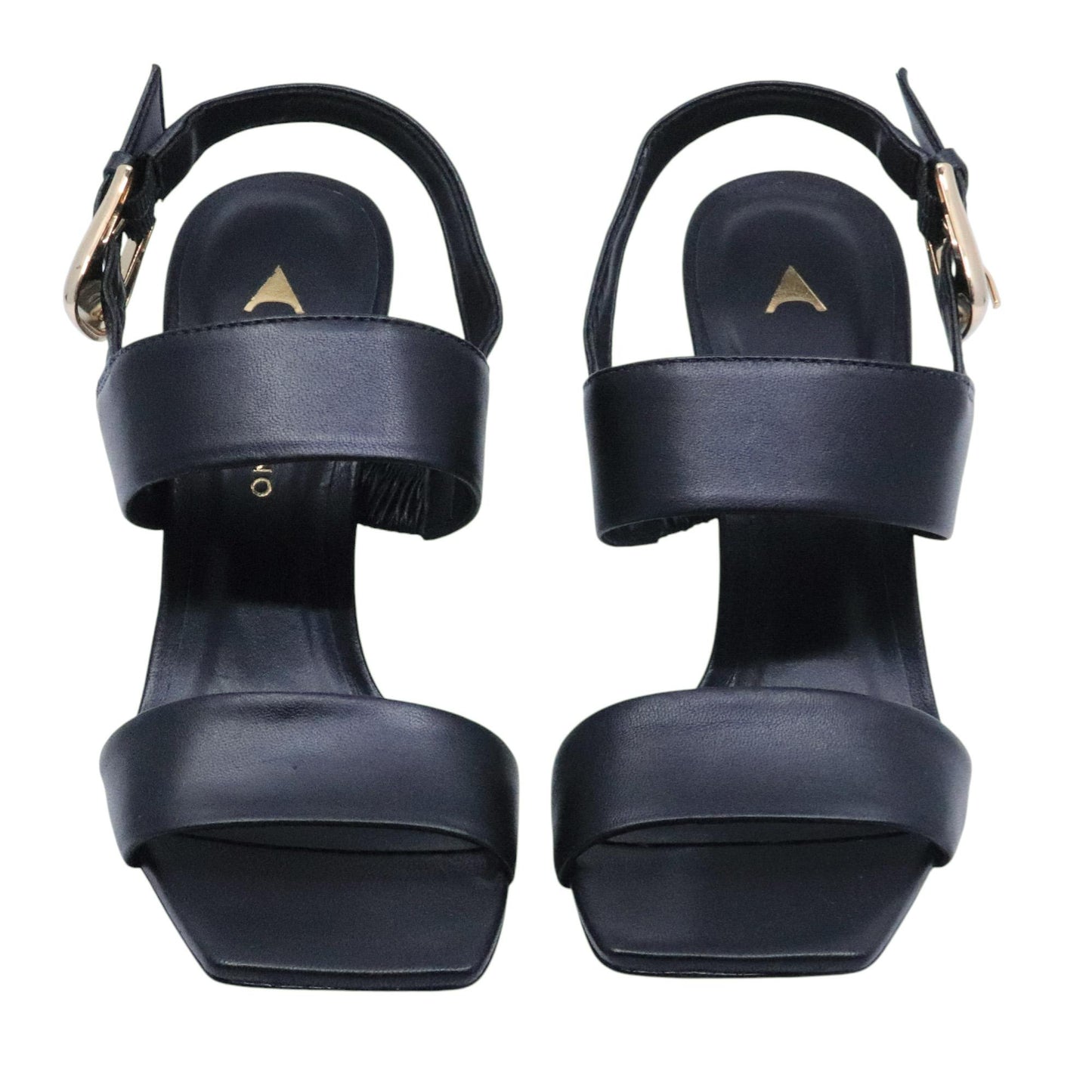 Sandalo con tacco donna Carrano 467034 in pelle nera 