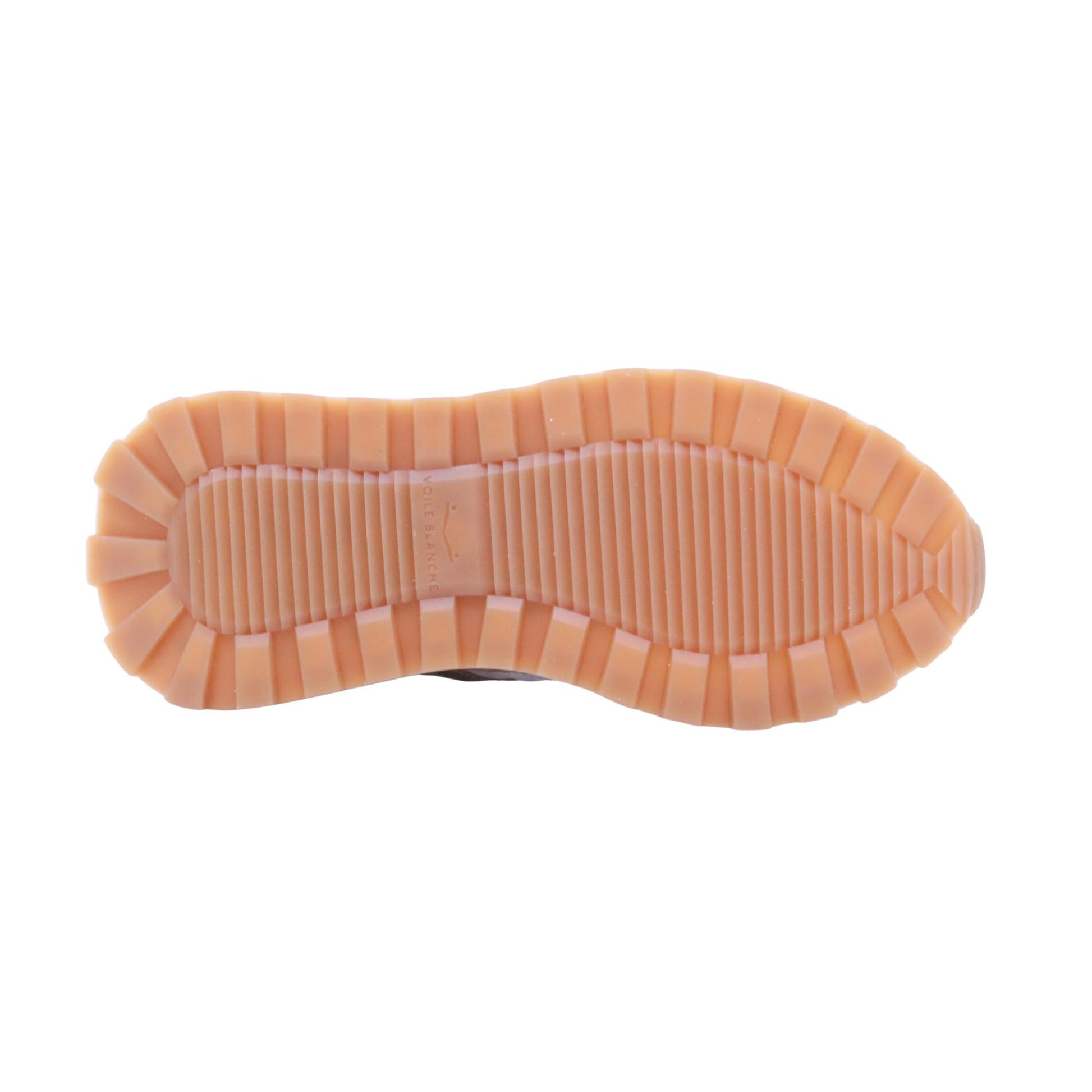 Voile Blanche Qwark Hype Woman sneaker donna in camoscio e tessuto tecnico bianco beige 