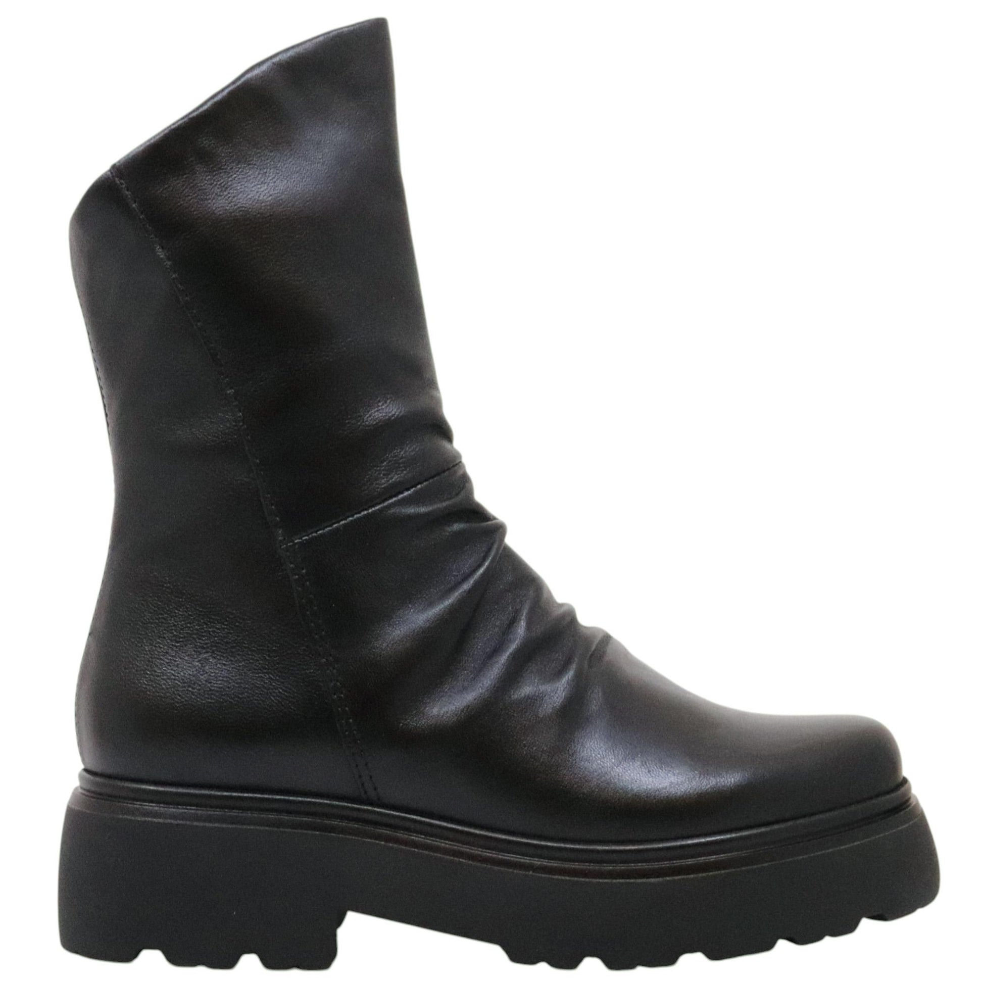 MJUS Ortone L44208 stivaletto donna in pelle nera L44208NERO MJUS