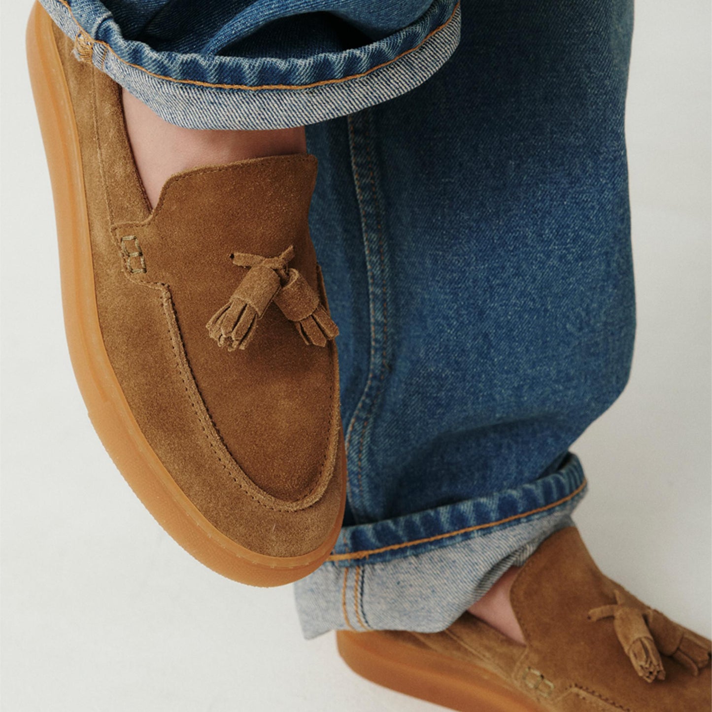 Copenhagen Studios CPH169 mocassino uomo in camoscio brown 