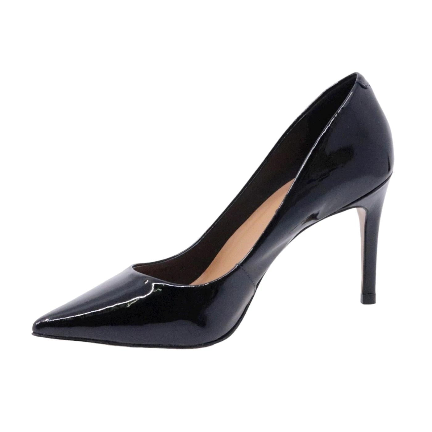 Décolleté donna Carrano 195009 in pelle vernice di colore nero 