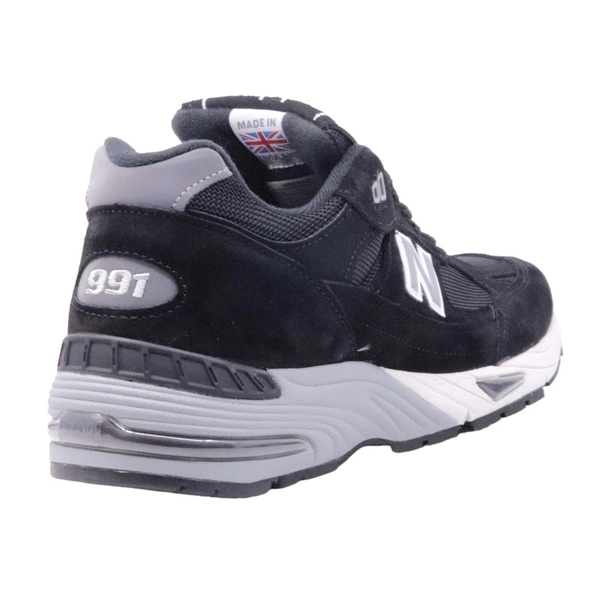 New Balance 991 sneaker unisex in tessuto e camoscio nero 
