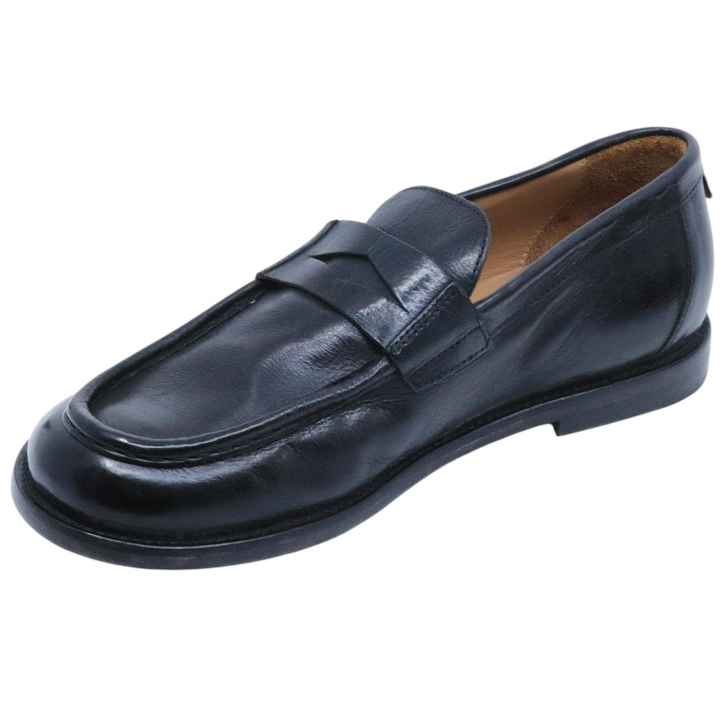 Mocassino uomo Moma 15502E in pelle nera 