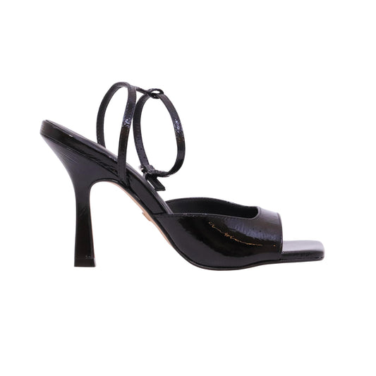 Carrano 274075 Verniz Show sandalo con tacco donna in pelle verniciata nera 