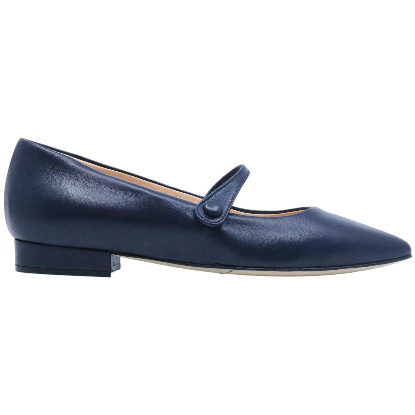 Ballerina donna Le Briella Z917 in pelle blu 