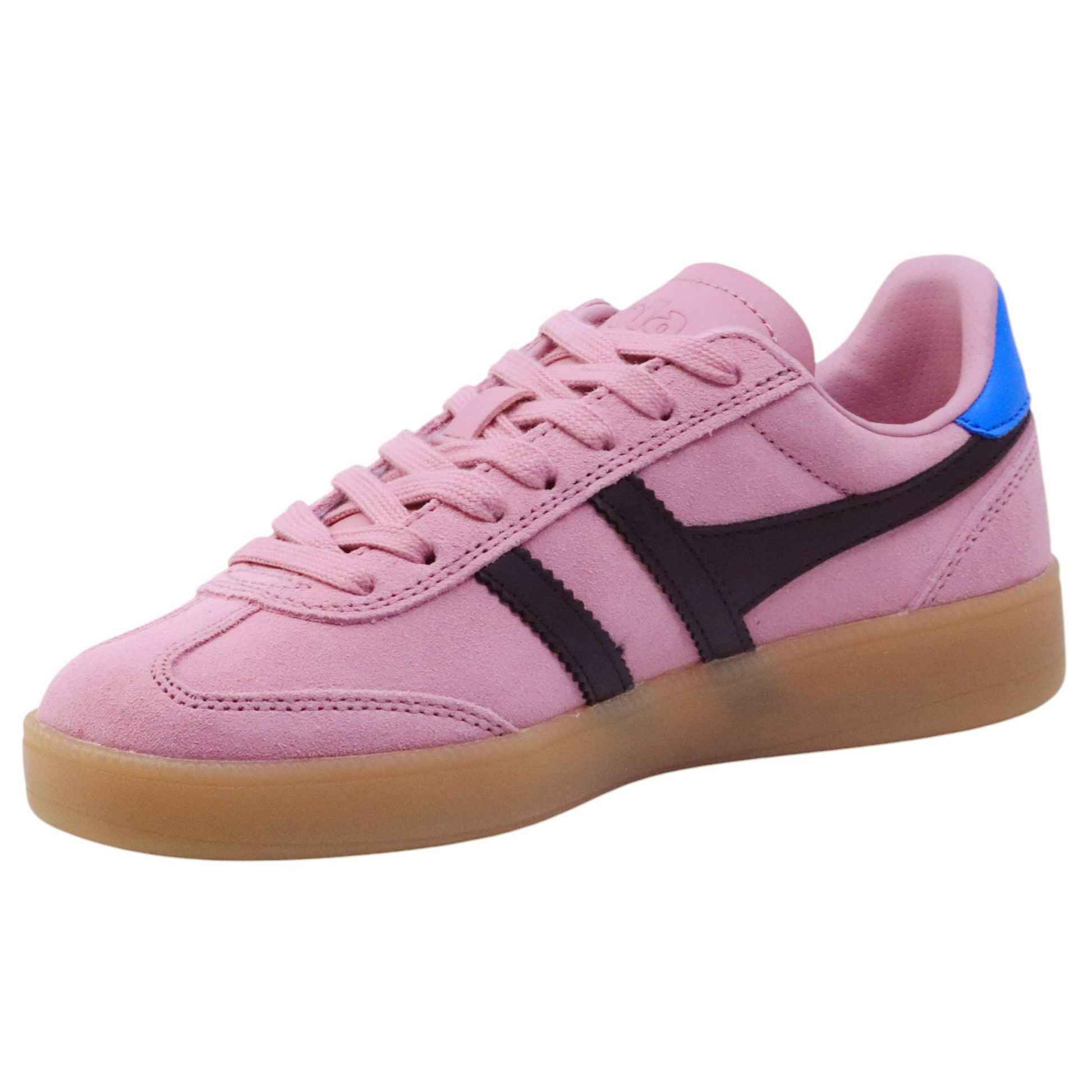Sneaker donna Gola Viper Trainers in camoscio rosa 
