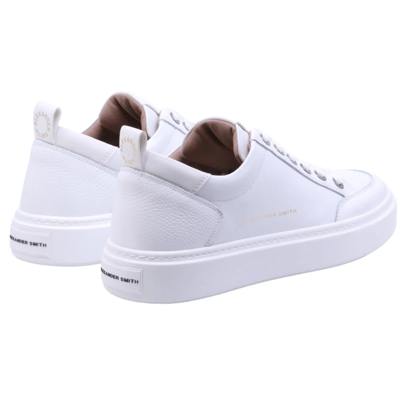 Sneaker uomo Alexander Smith Bond in pelle bianca 
