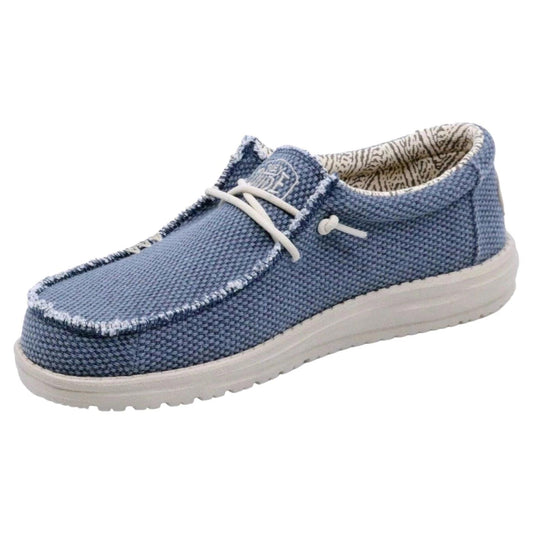 Hey Dude Wally Braided sneaker uomo in blu notte 