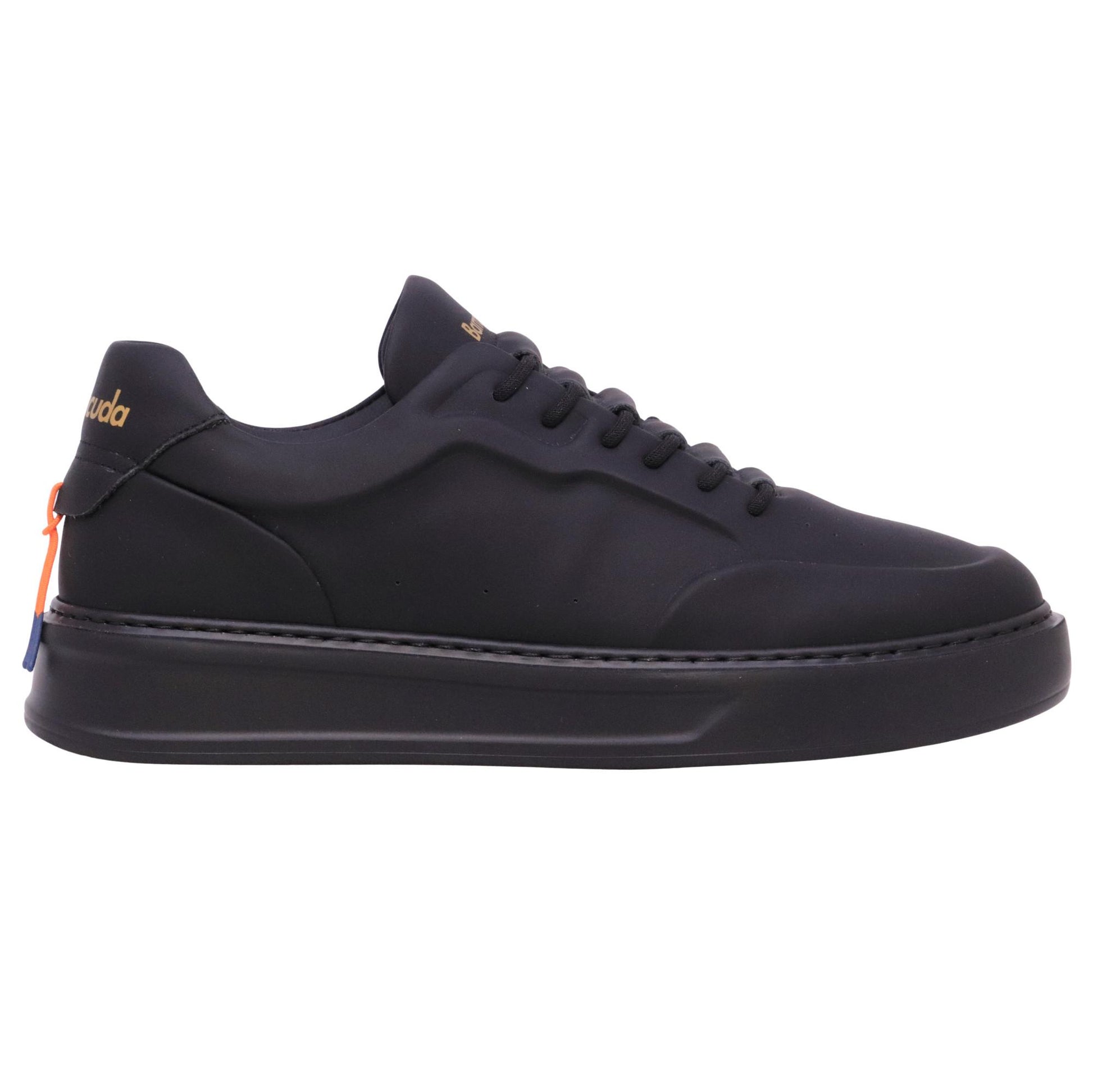 Barracuda Phoenix BU3510 nera sneaker in pelle gommata 