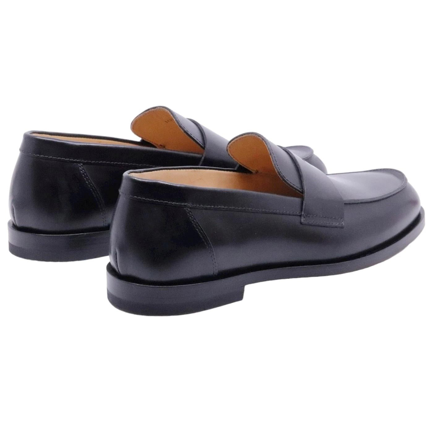 Mocassino uomo Mille 885 Milton in pelle nera 