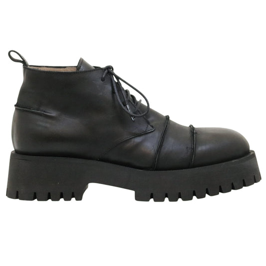 MLO Malloni Turner P25I96004 anfibio donna in pelle nera 