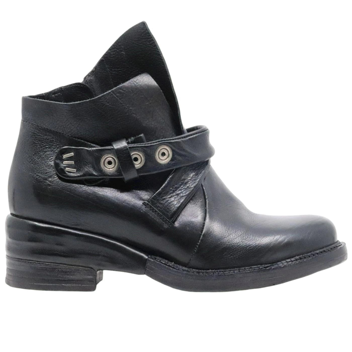 Scarpa donna AS98 A23204 in pelle nera 